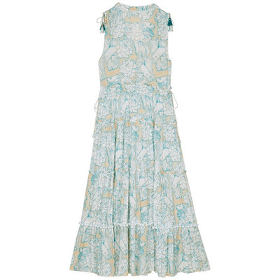 Vilebrequin Women Maxi Dress Hidden Fishes - Vilebrequin x Poupette St Barth outlook