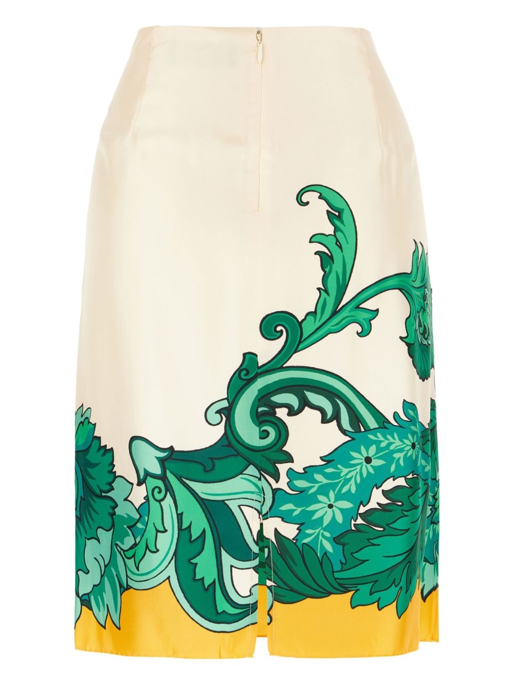 silk midi skirt - 2