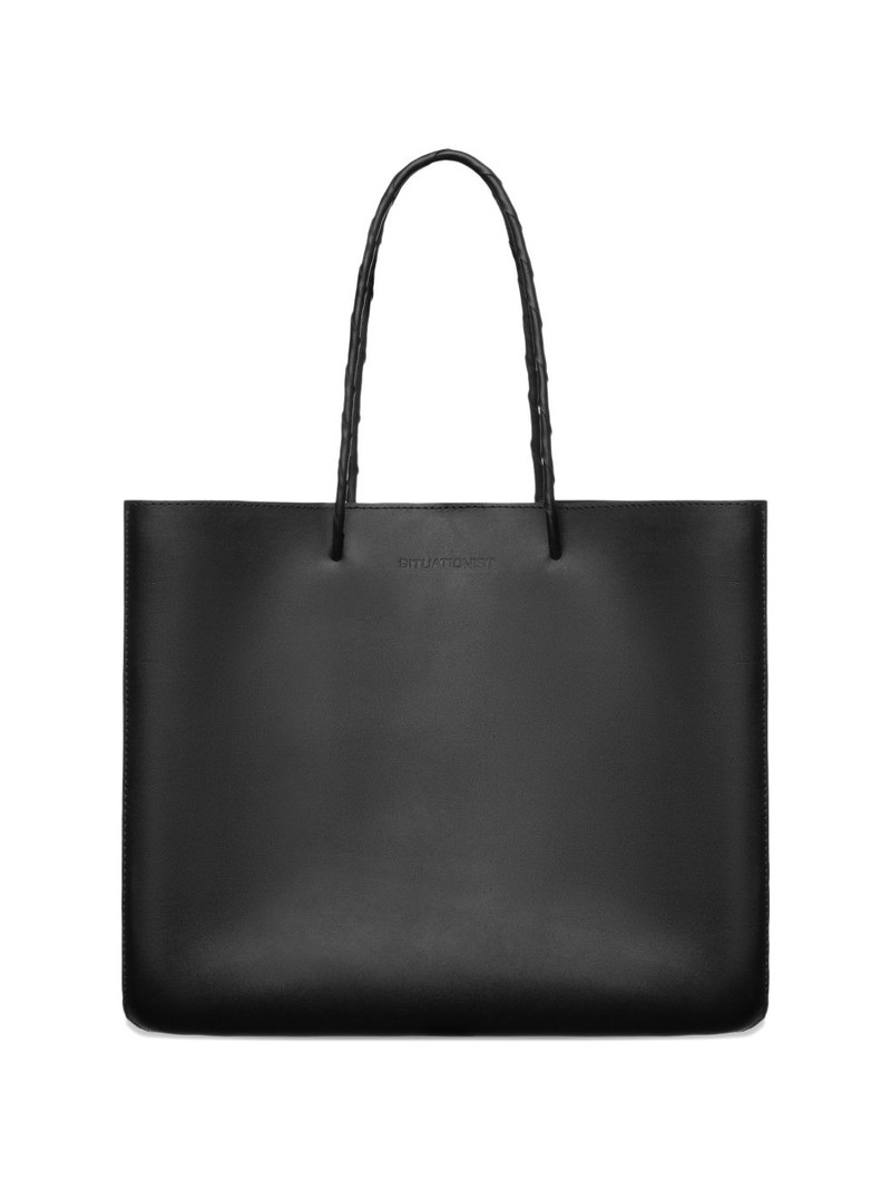 woven-handle tote bag 1