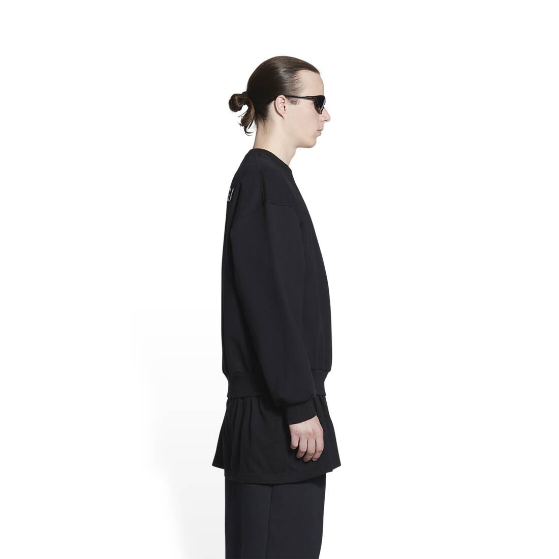 Women's Balenciaga Sweatshirt Regular Fit in Black - 3