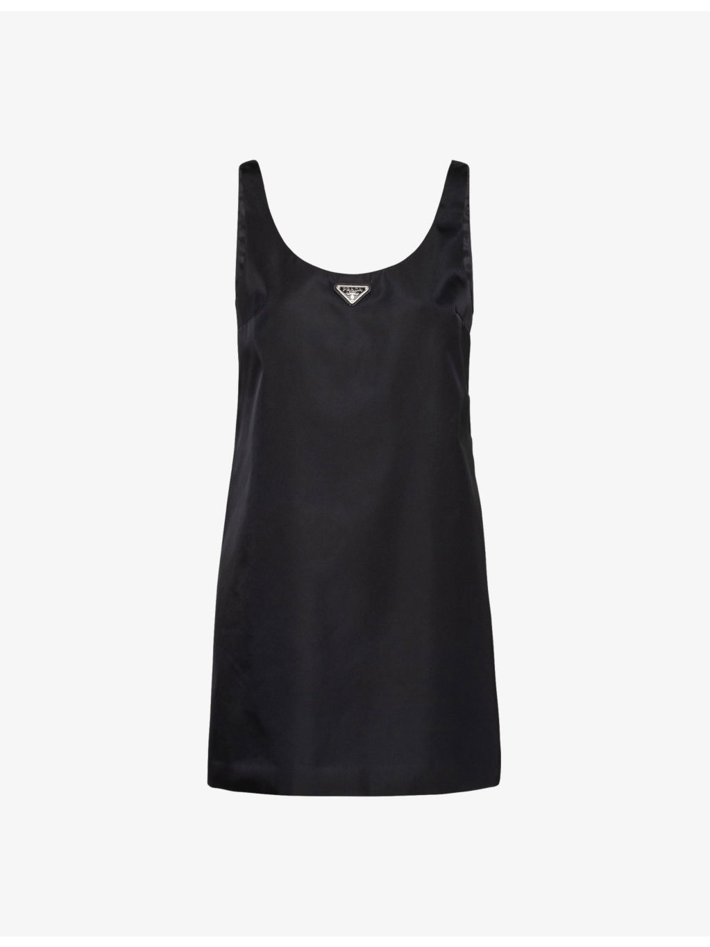 Re-Nylon logo-plaque mini dress - 1