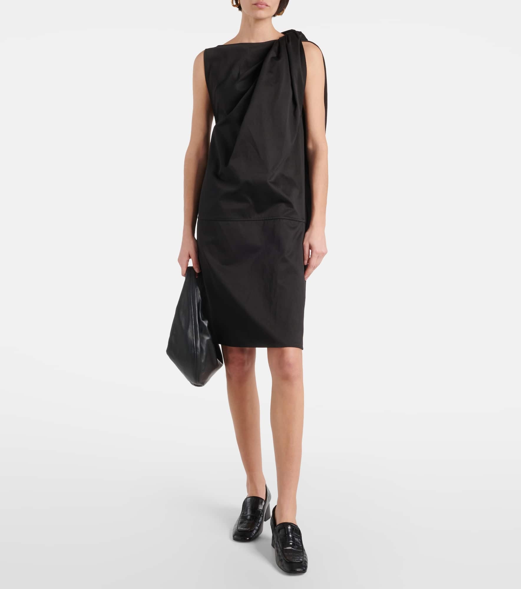 Cotton and linen minidress - 2