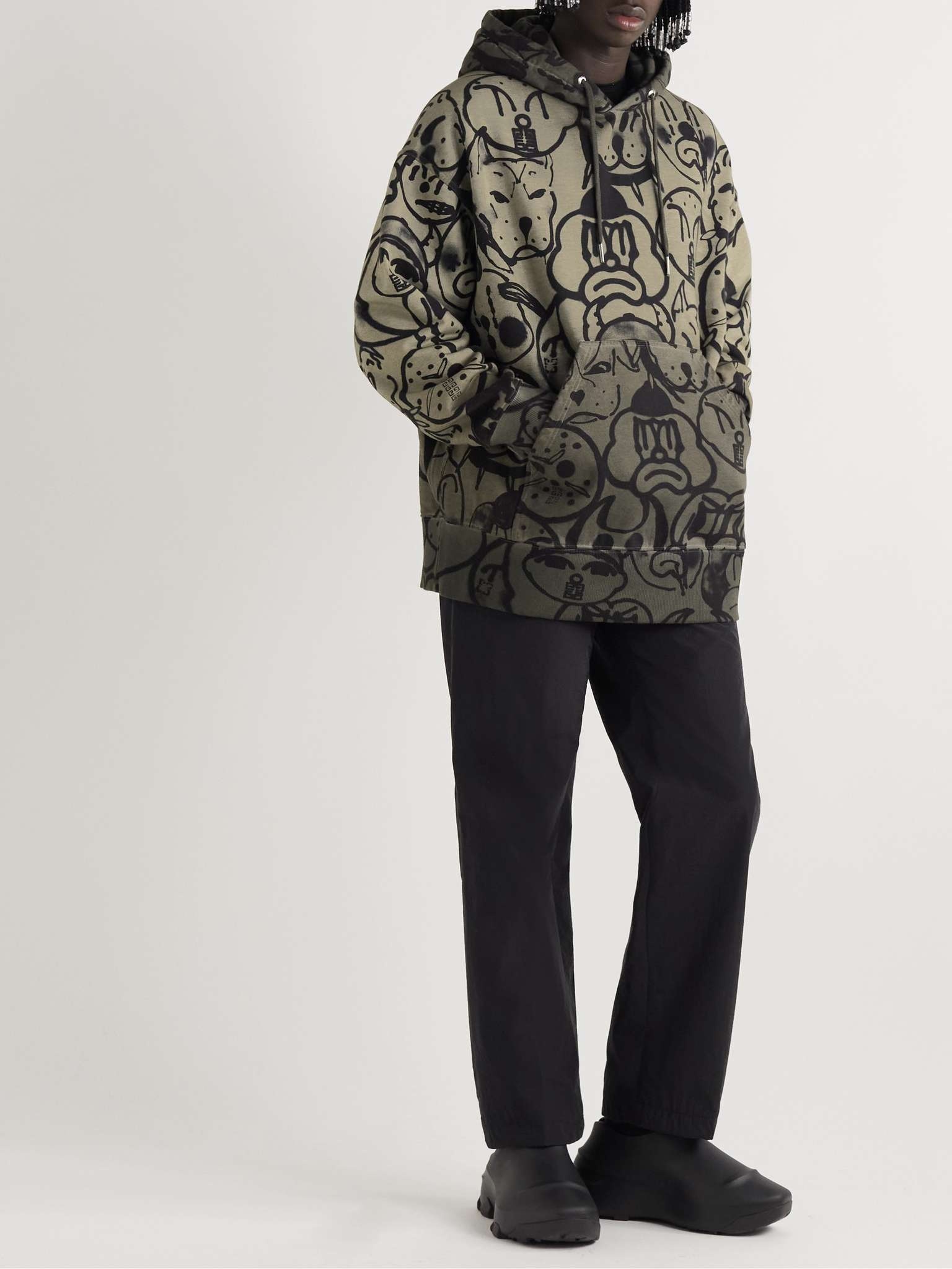 + Chito Printed Cotton-Jersey Hoodie - 2