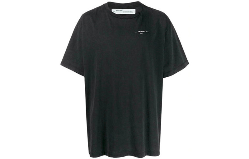 Off-White Abstract Arrows T-Shirt 'Black' OMAA038F191850111001 - 1