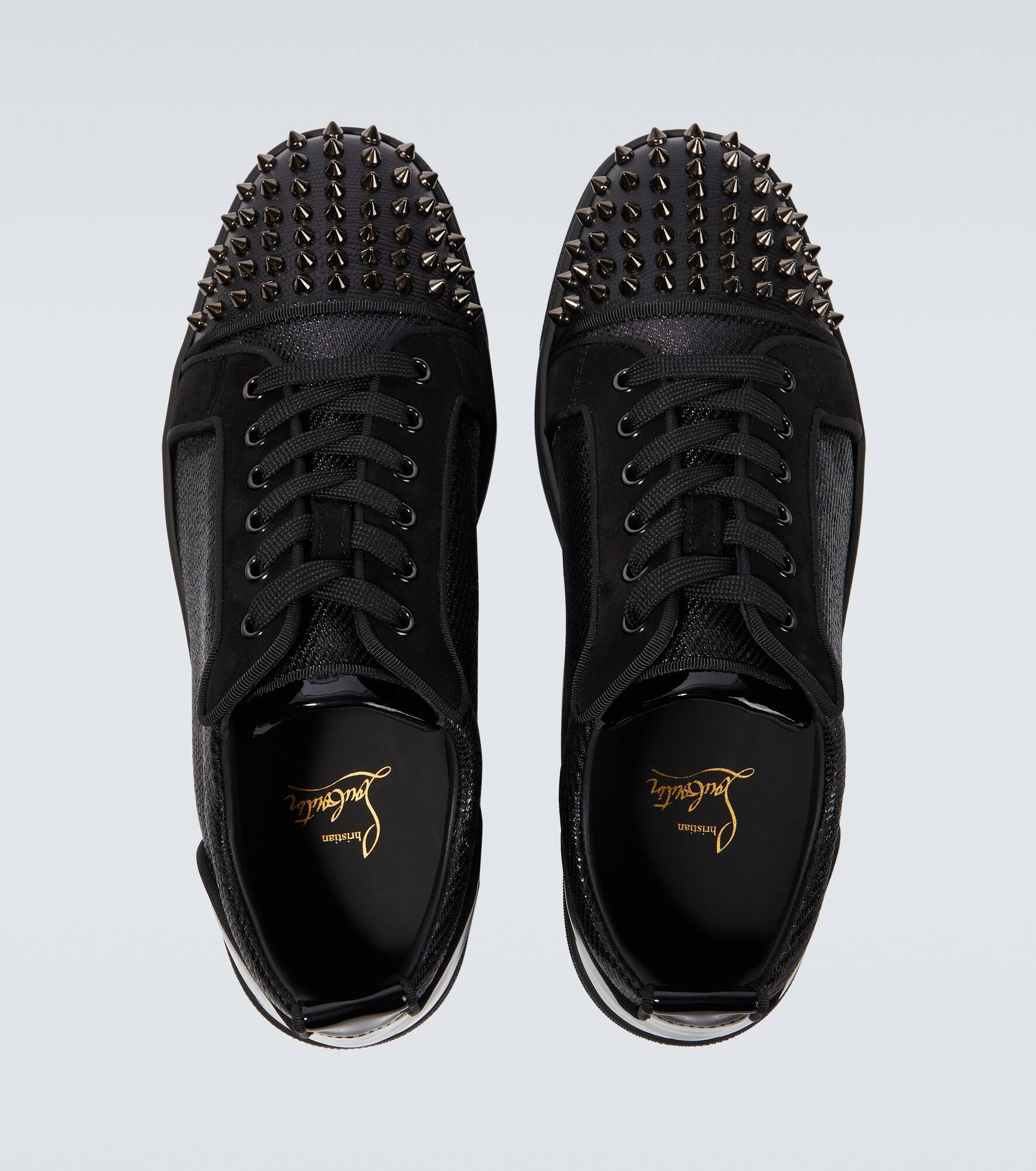 Louis Junior studded leather sneakers - 4