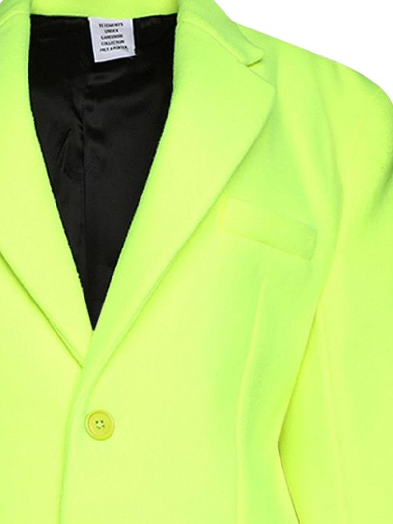 VETEMENTS long-sleeve blazer outlook