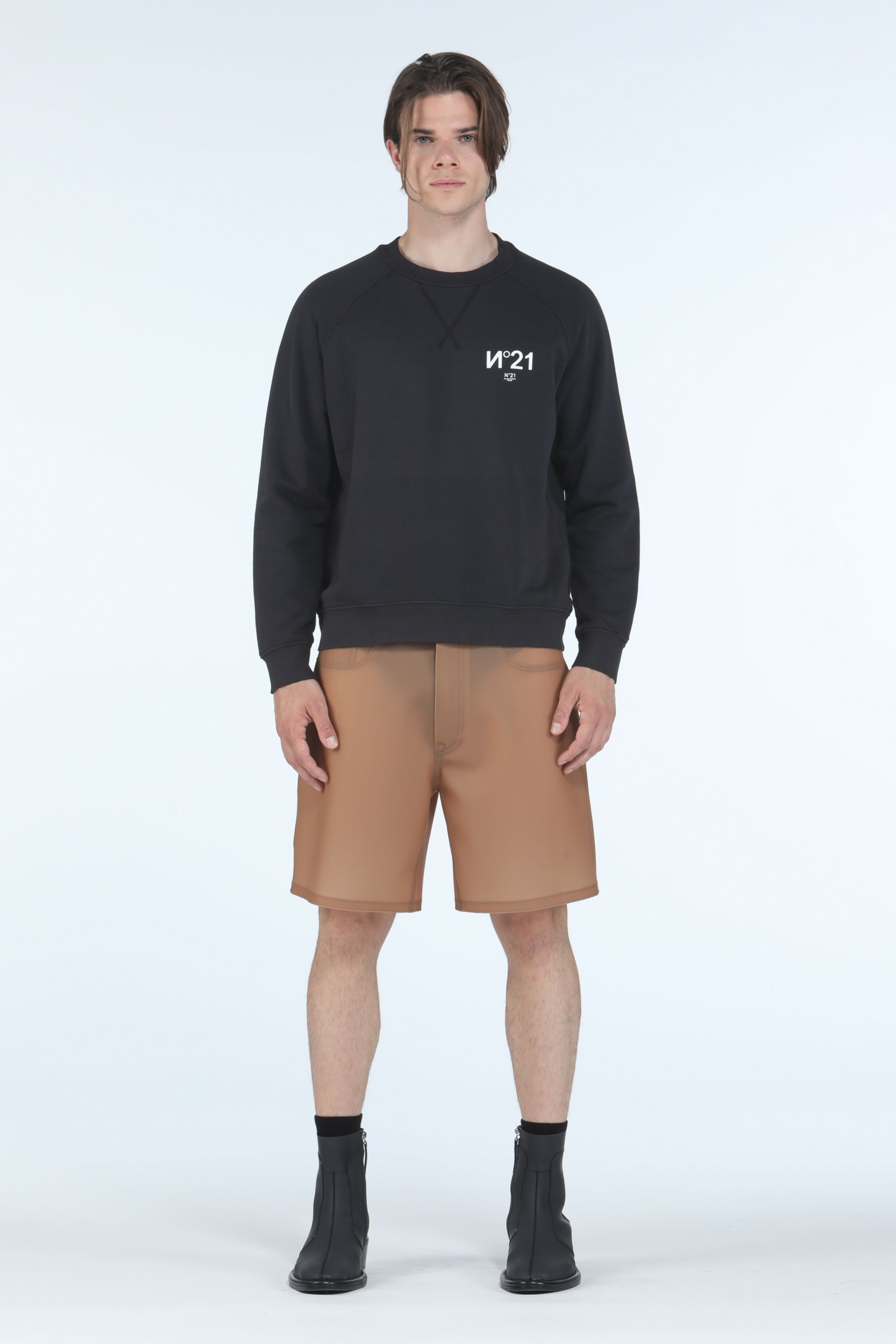 LOGO-PRINT COTTON SWEATSHIRT - 4