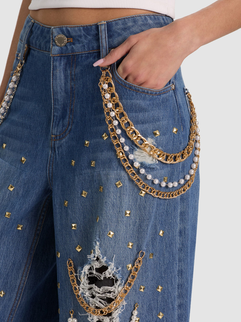 HARPER EMBELLISHED RIPPED JEAN 6