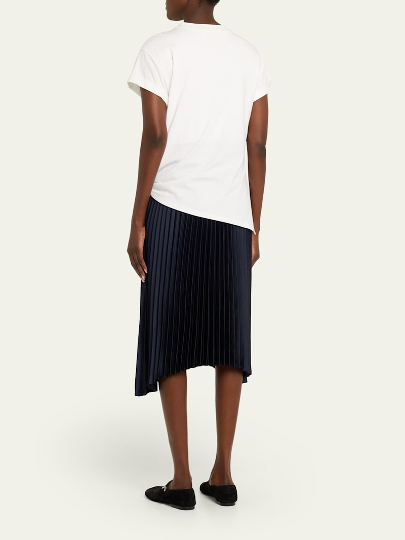 3.1 Phillip Lim Short-Sleeve T-Shirt Combo Midi Dress outlook