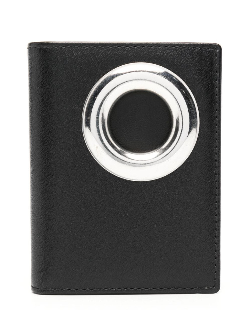 SA0641SE WALLET - SILVER EYELET BLACK 1