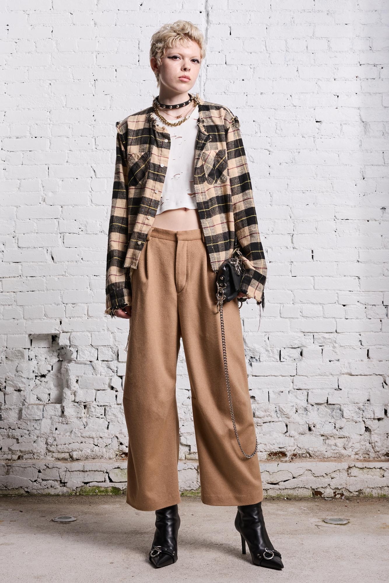 ARTICULATED KNEE TROUSER - CAMEL - 4