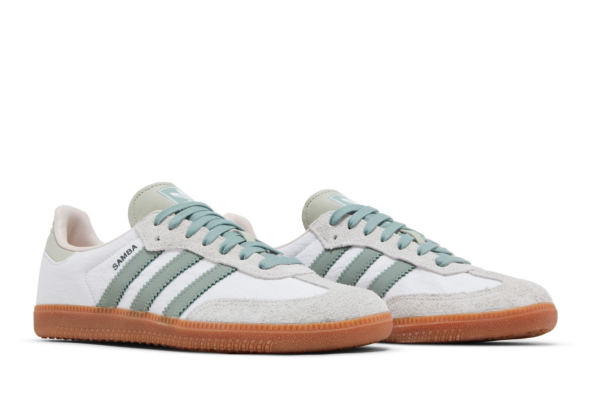 Wmns Samba OG 'White Silver Green' - 8