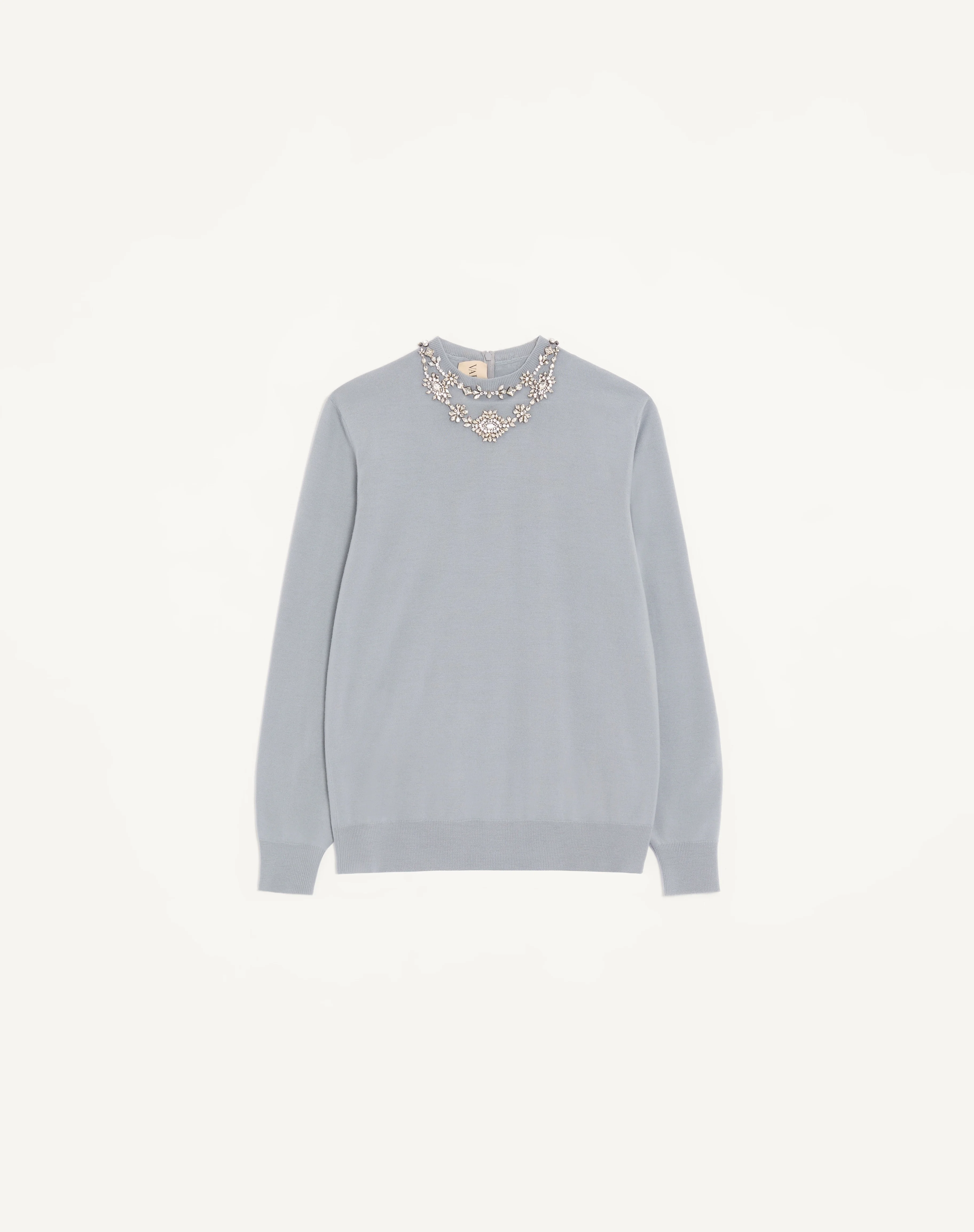 EMBROIDERED WOOL SWEATER - 1