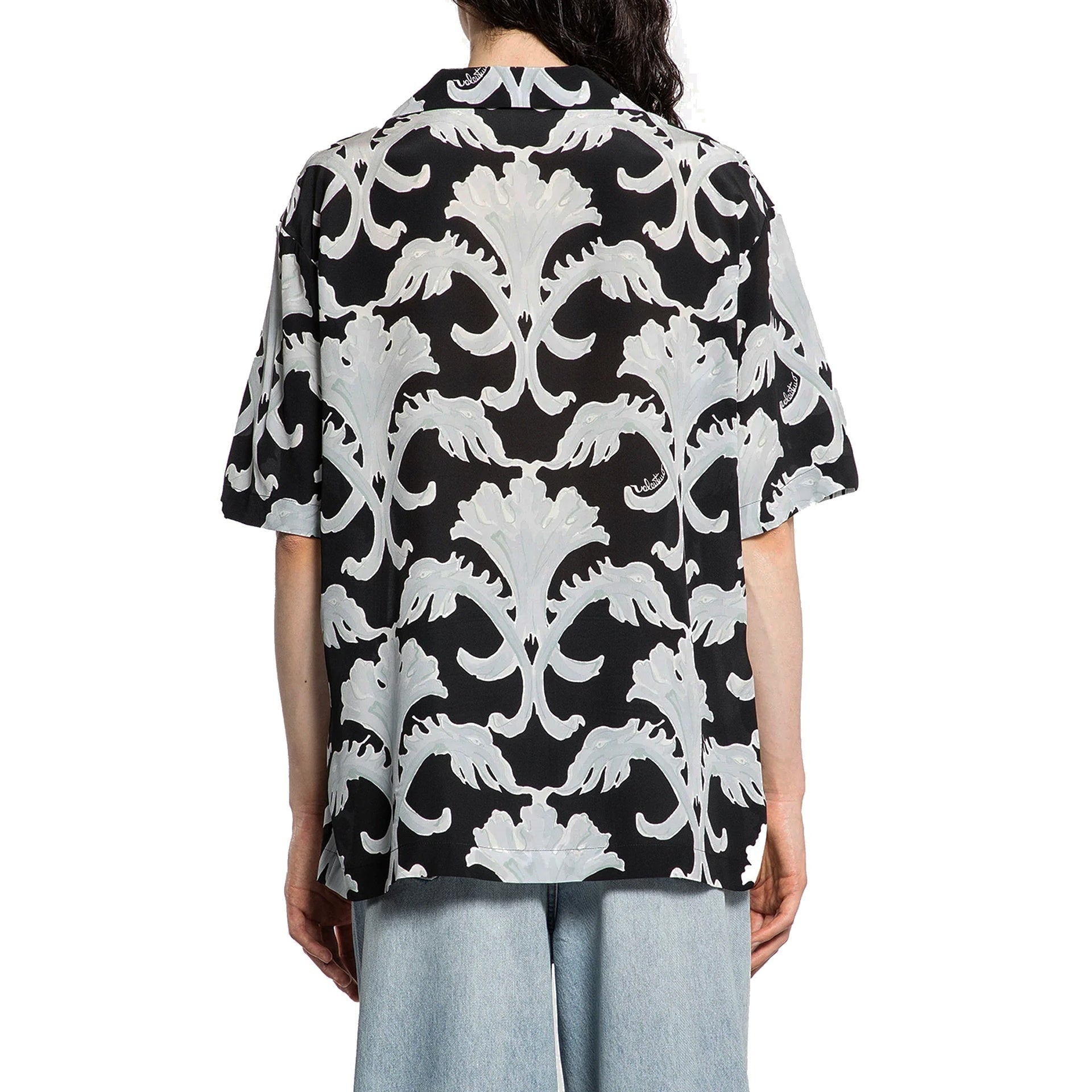 Valentino Garavani Metamorphos Wall Print Bowling Shirt Men - 3
