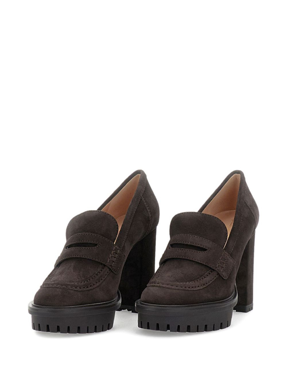 loafer-style platform heeled pumps - 3