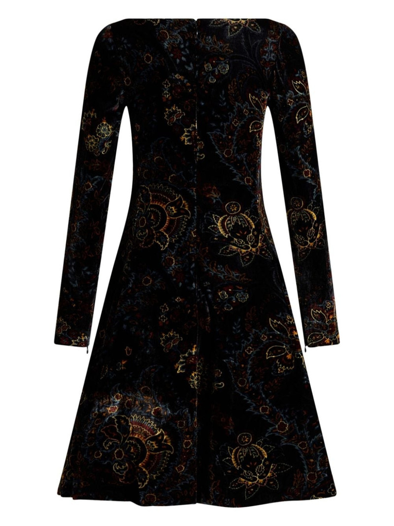 velted printed mini dress 6