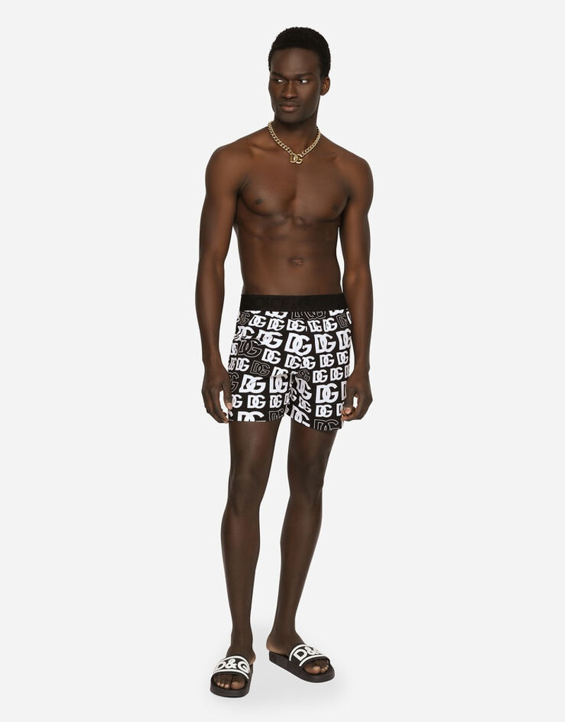Dolce & Gabbana Two-way stretch jersey shorts with DG logo outlook