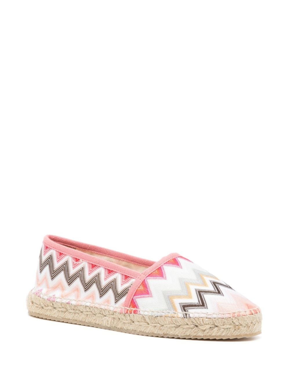 zigzag-pattern espadrilles - 4