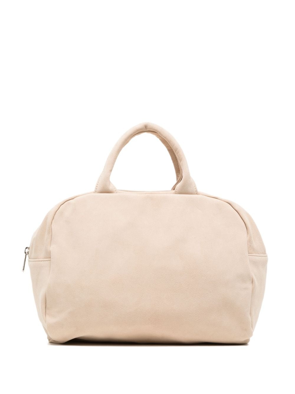 zipped suede mini bag - 1