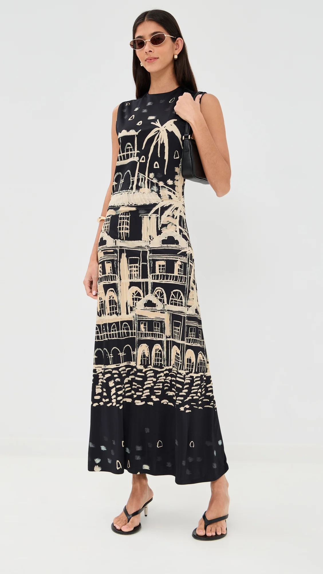 Cardinal Direction Ankle Dress - 1