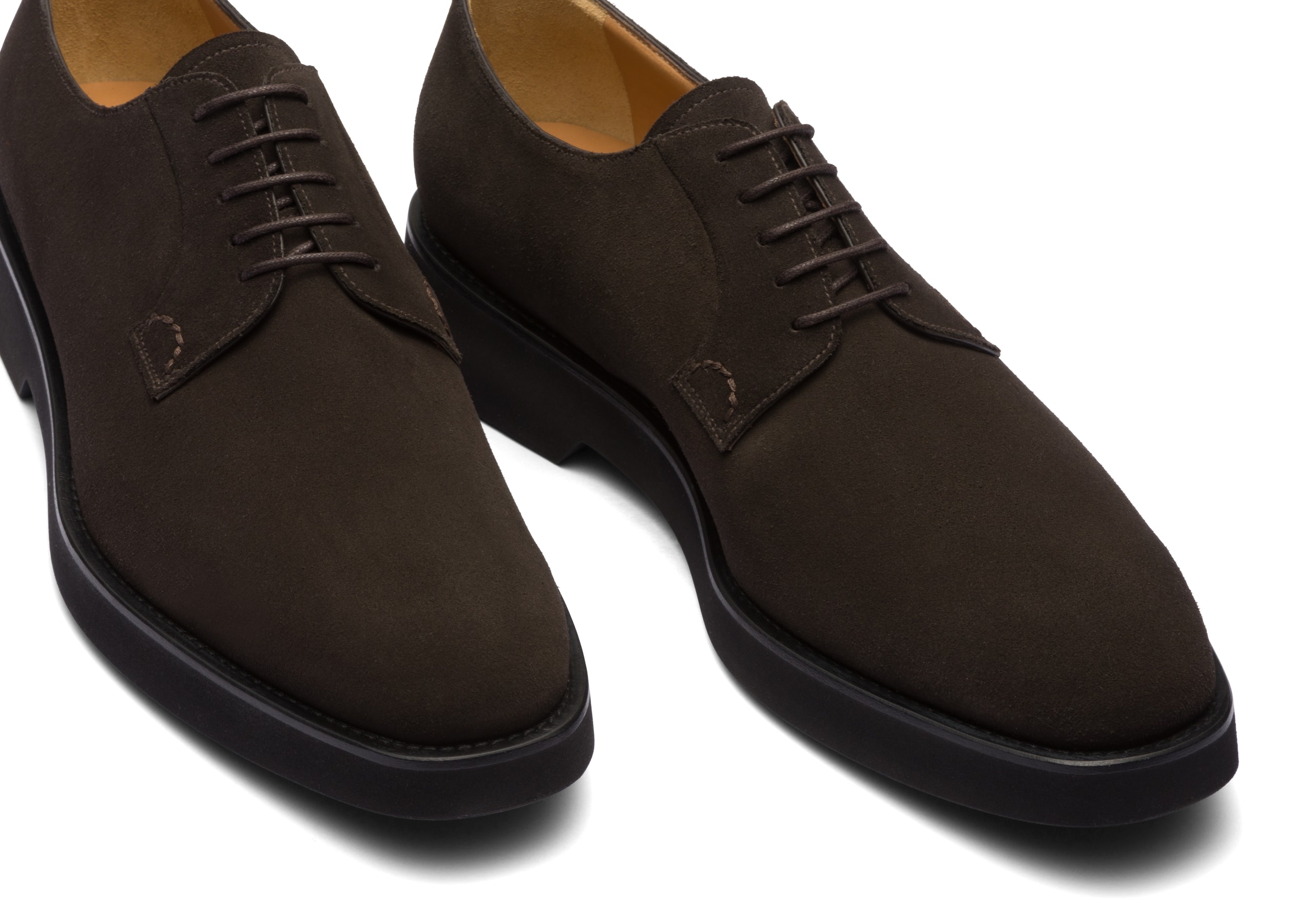 Stratton l
Soft Suede Leather Derby Brown - 4