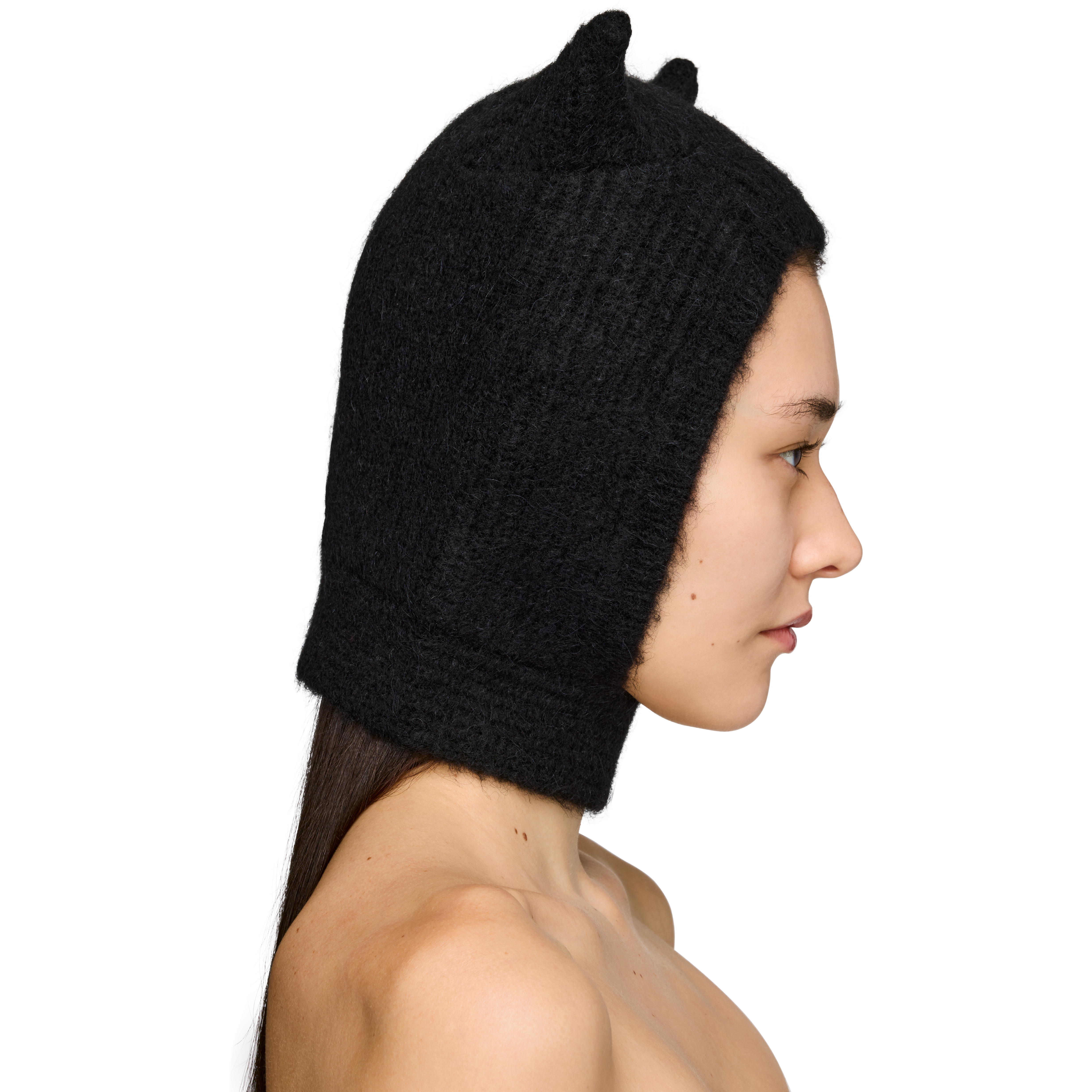 Knitted Horn Beanie - 2