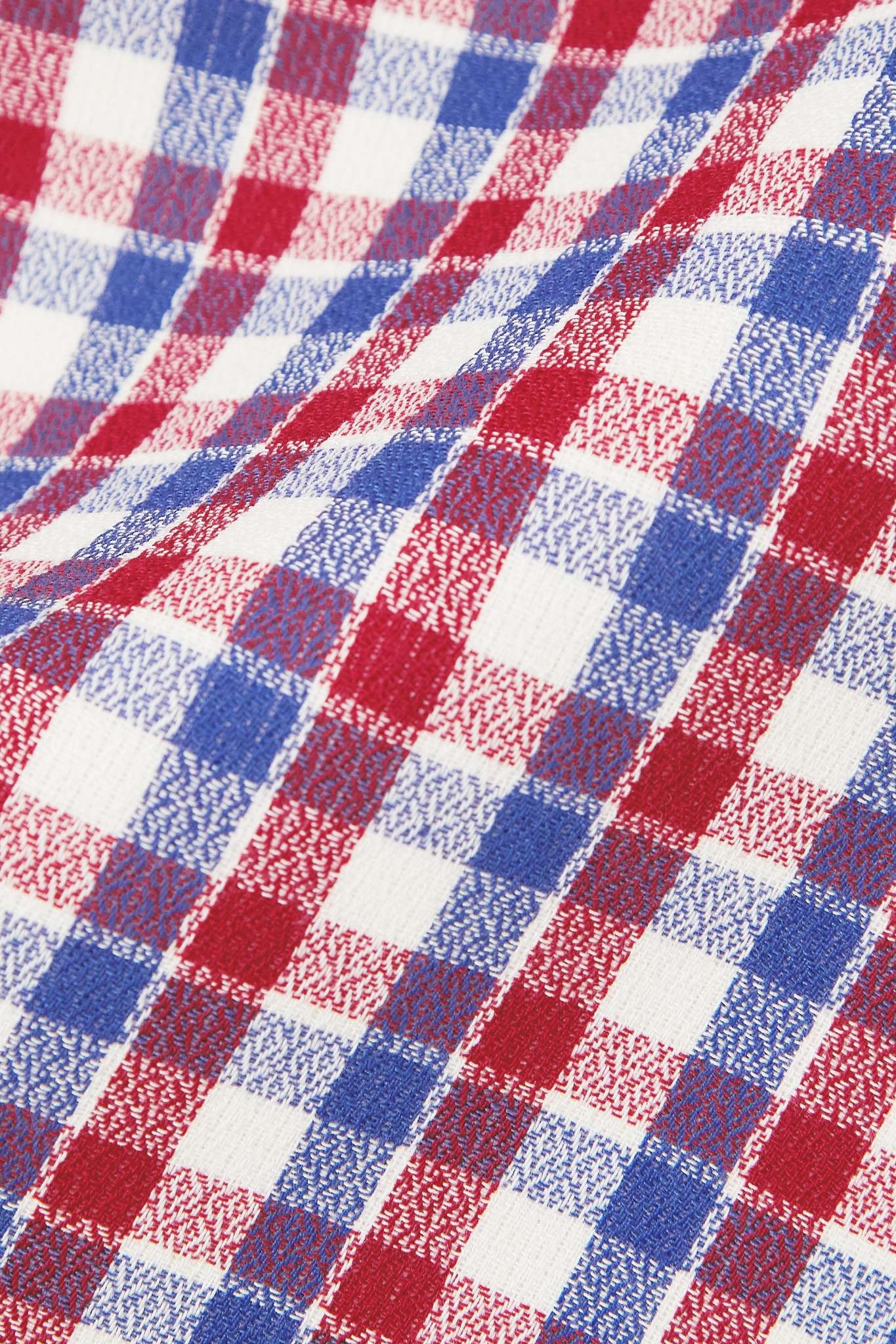 Checked tweed mini skirt - 4
