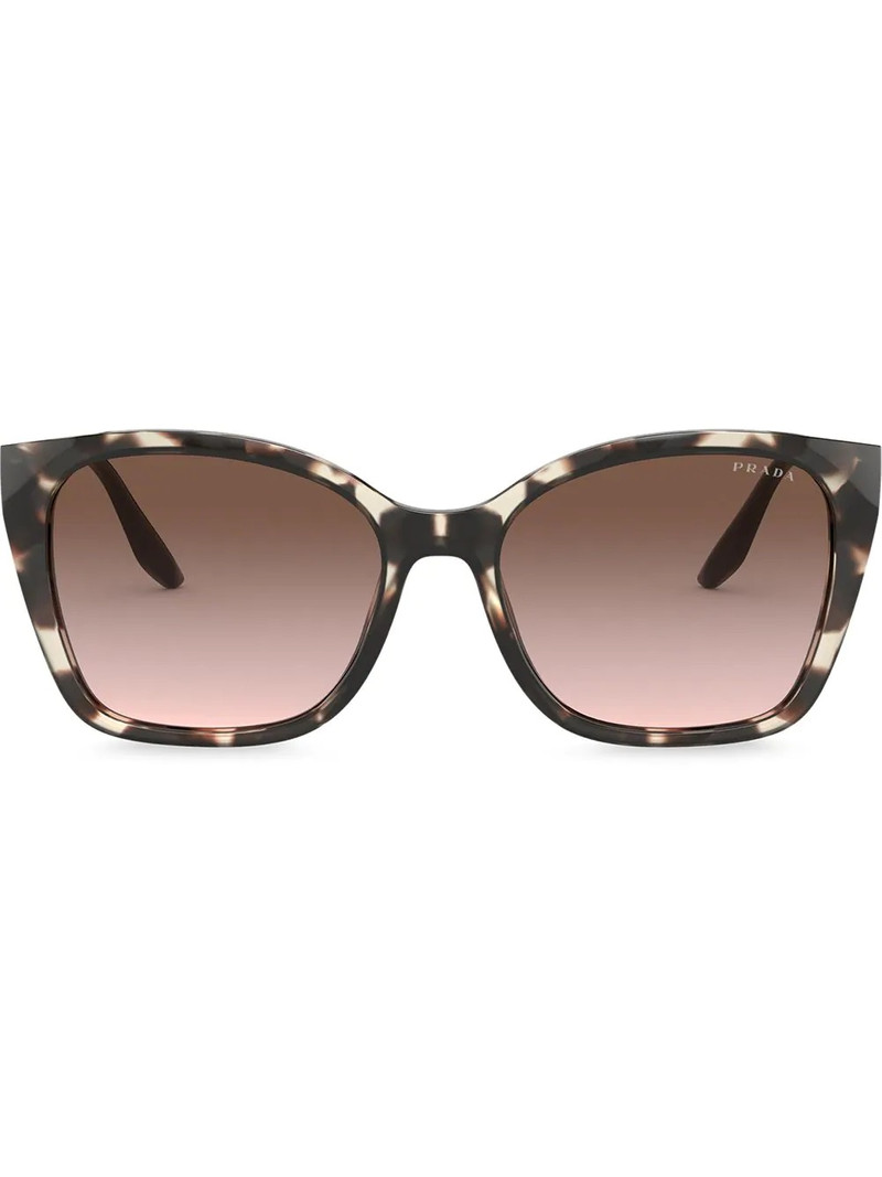 square-frame gradient sunglasses 1