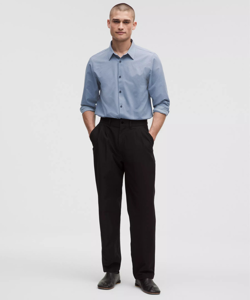 lululemon New Venture Long-Sleeve Shirt *Updated Slim-Fit outlook