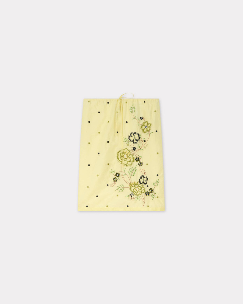 'KENZO Peonies' embroidered straight knee skirt - 1