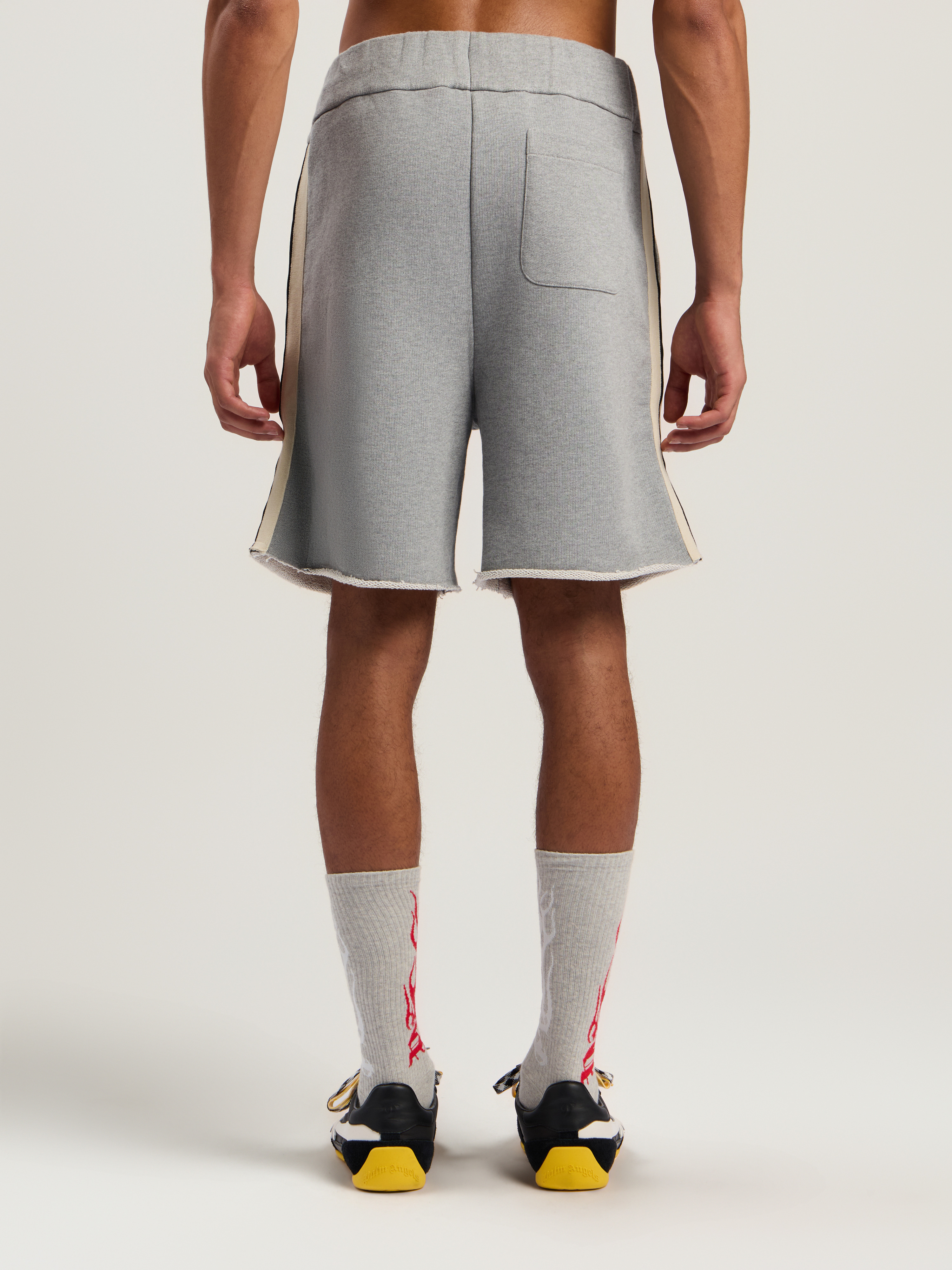 Curved Logo Track Sweatshort - 5