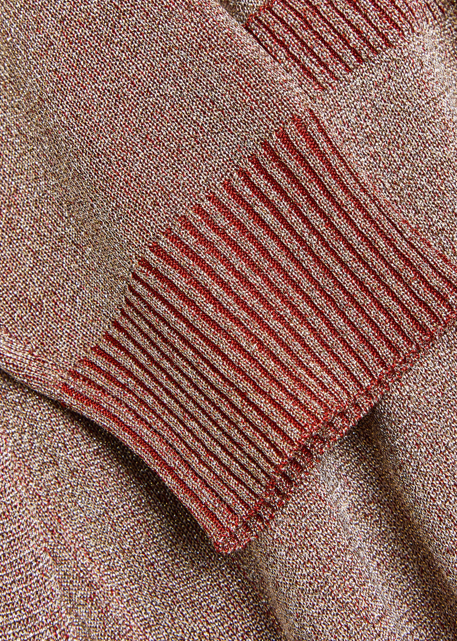 Missoni Belted Lamé-knit Cardigan - 5