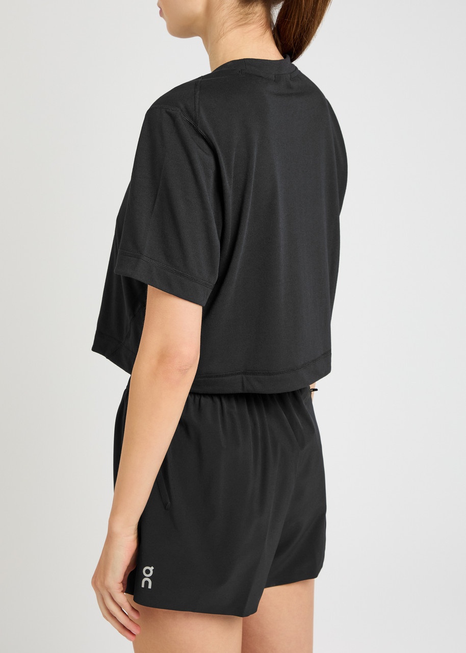 ON Train-t Logo Cropped Jersey T-shirt - 3