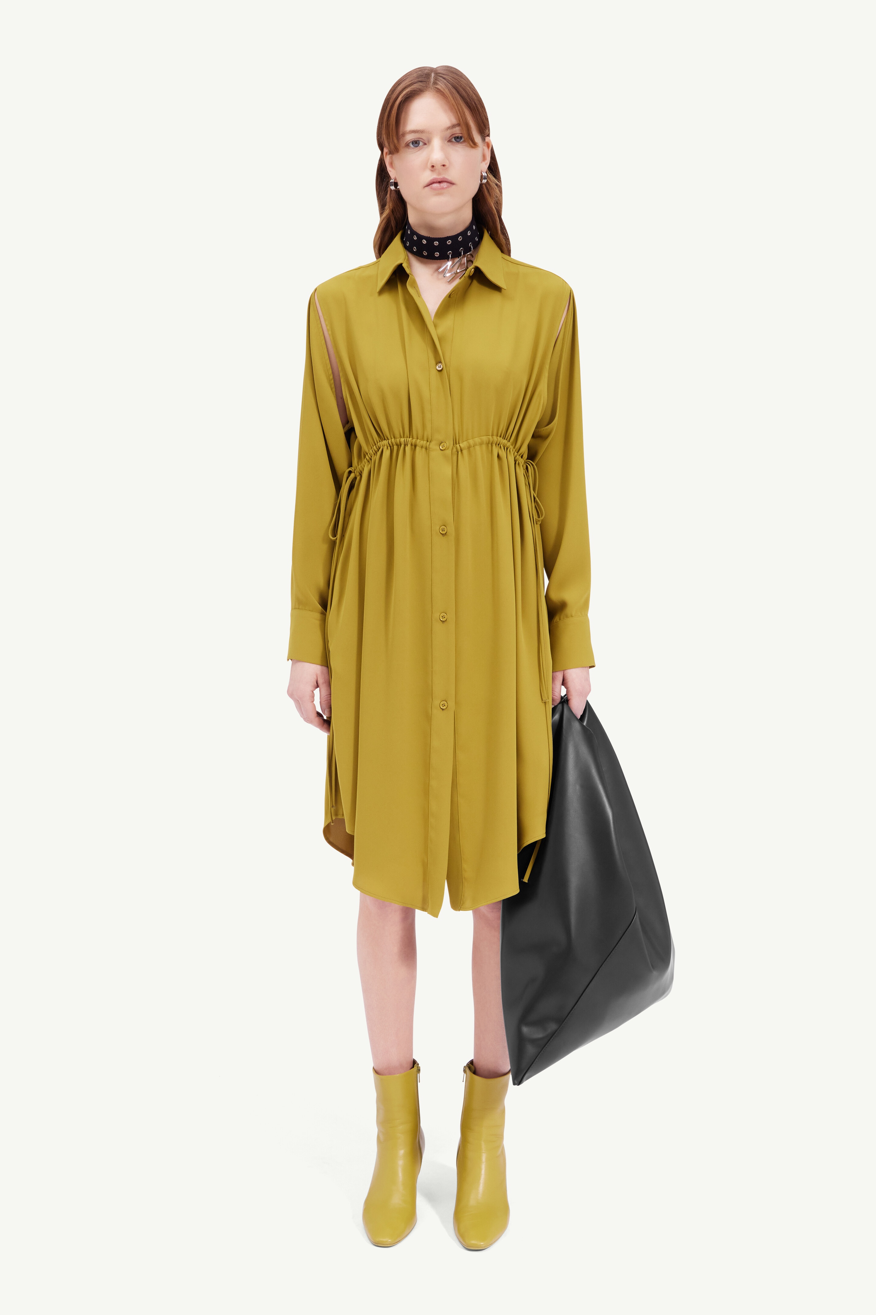 Fluid shirt dress - 2