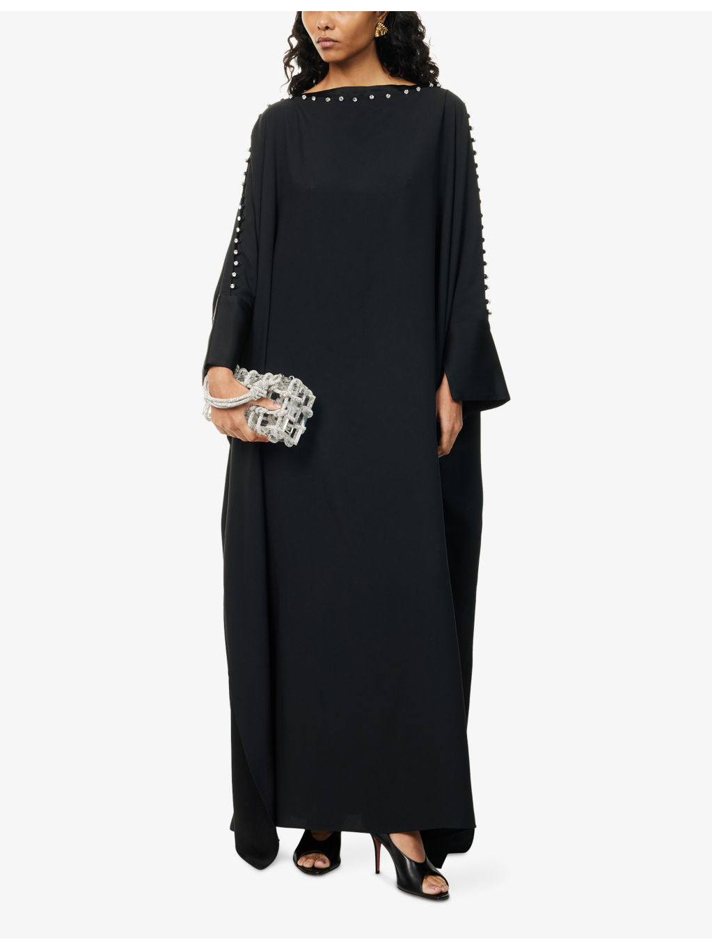 Mila Off-The Shoulder Woven Kaftan - 2