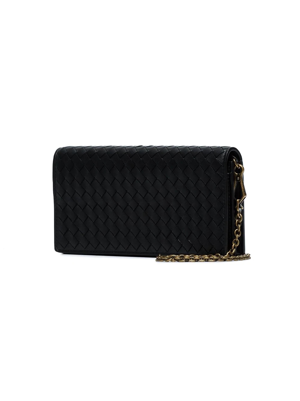 intrecciato weave clutch - 4