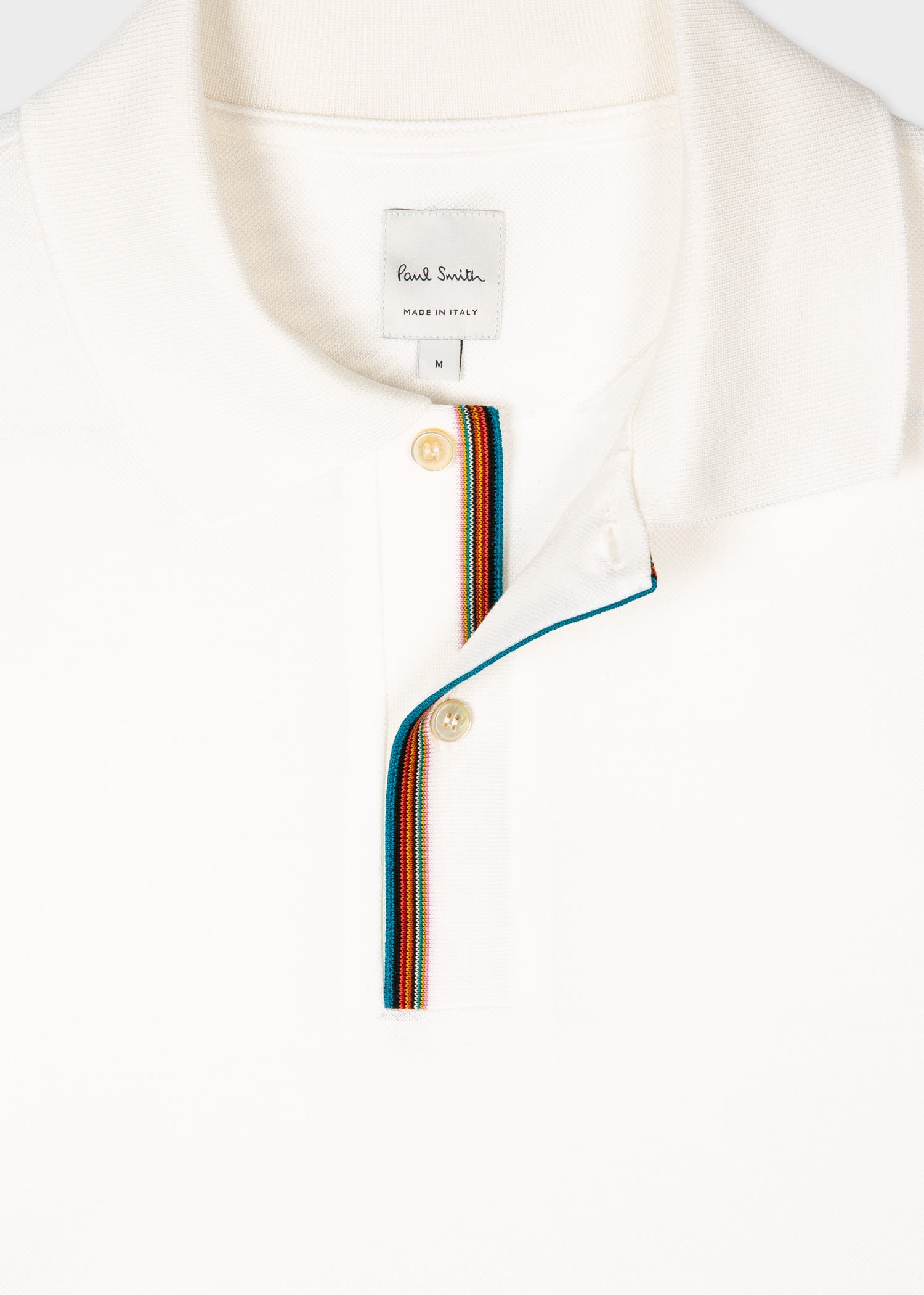 'Signature Stripe' Trim Polo Shirt - 2