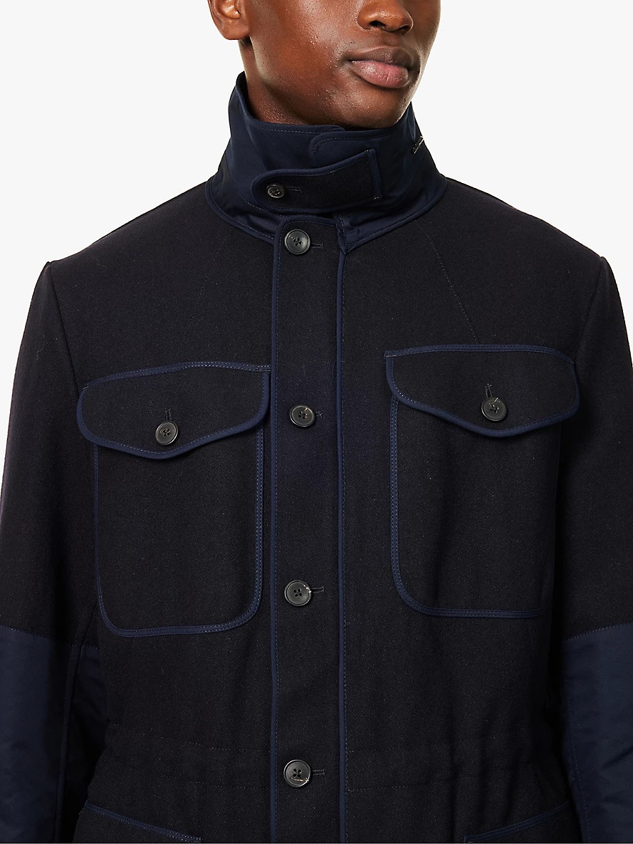 Valkoy wool and cotton-blend utility jacket - 5