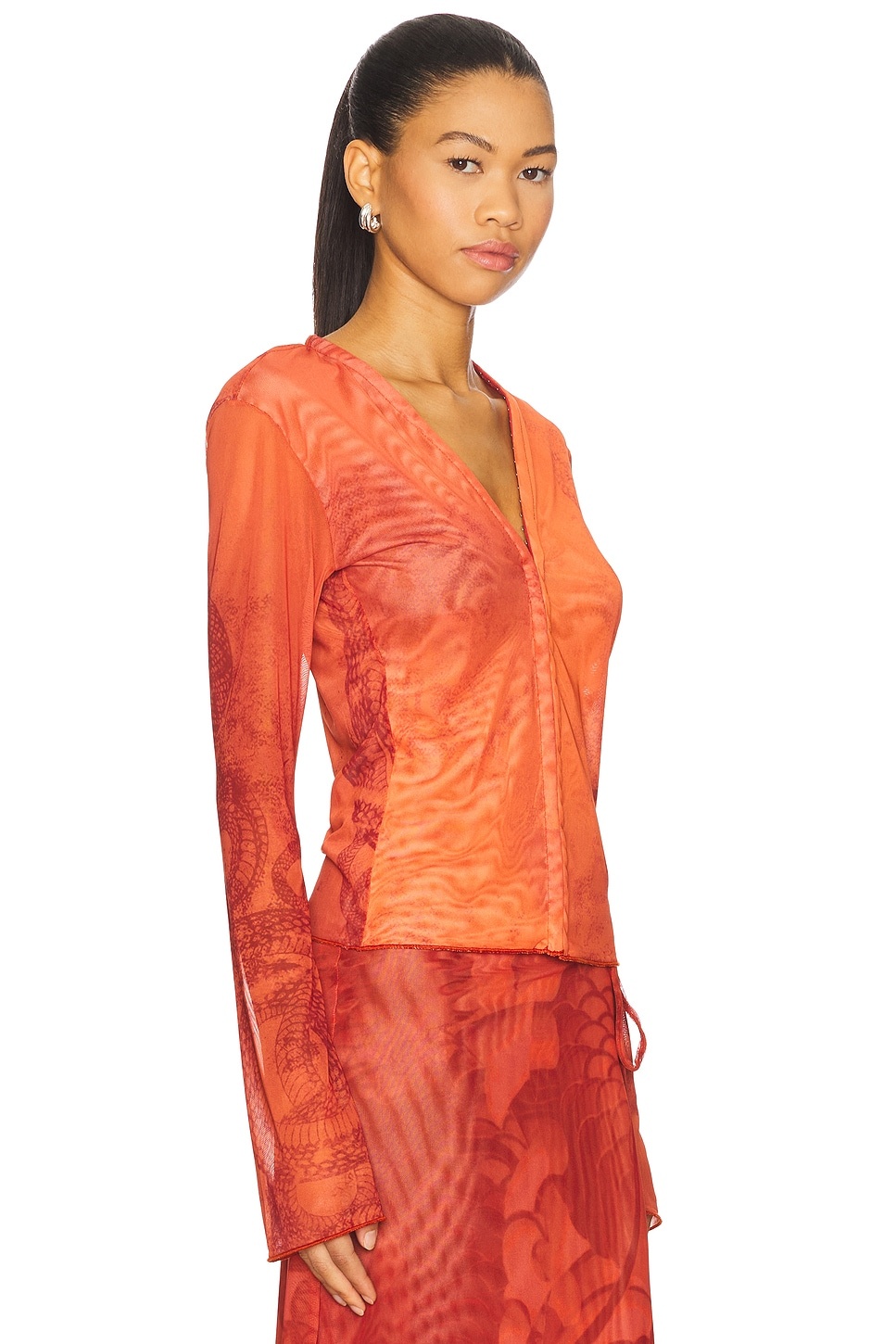 Long Sleeve Cardigan - 2