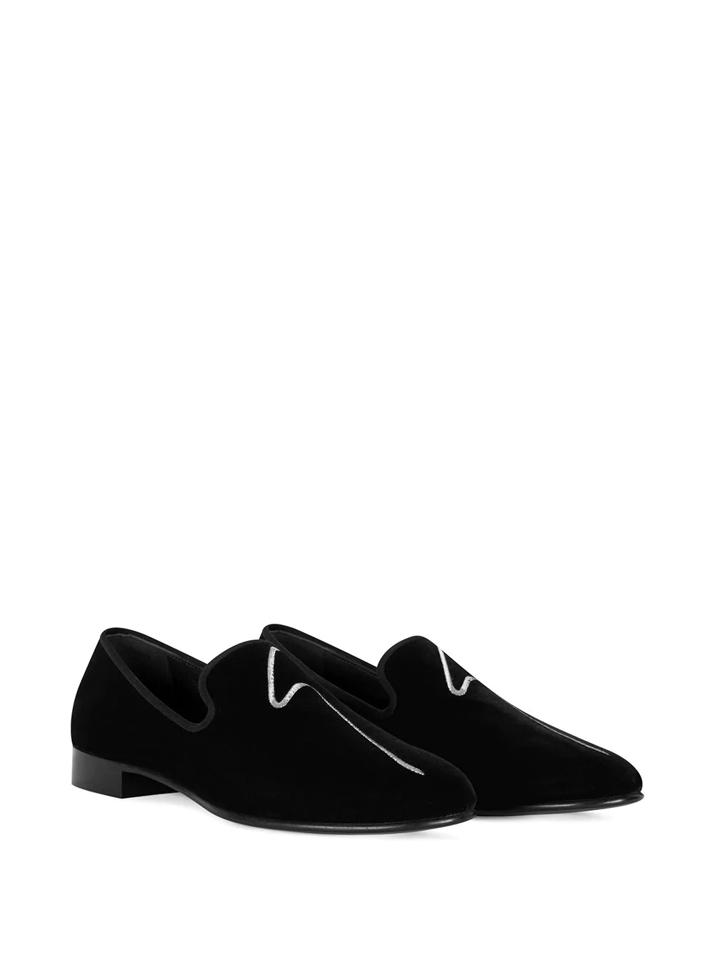 G-Lewis velvet loafers - 2