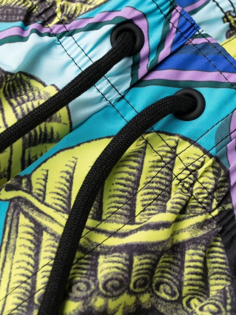 Le Maschere-print swim shorts - 3