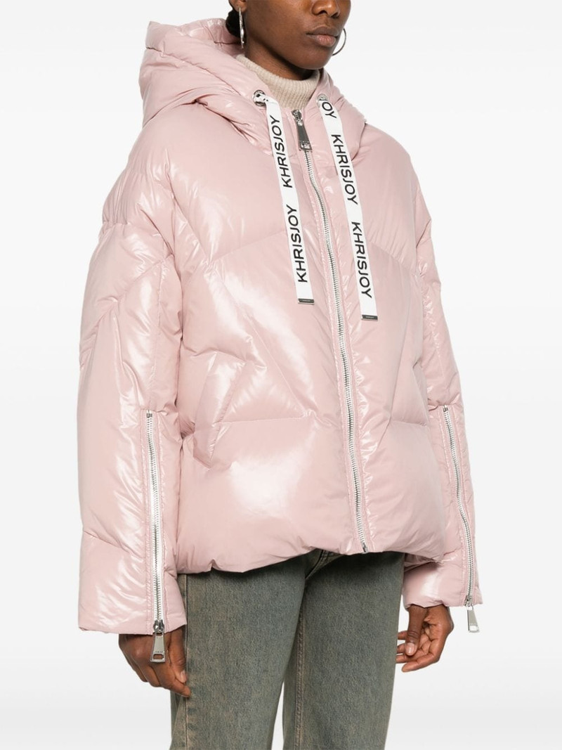 Khris shiny puffer jacket 3