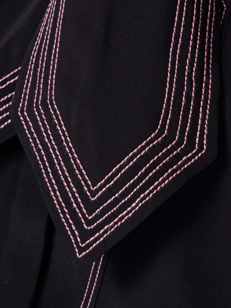 Seafarer tie-neck silk shirt 4