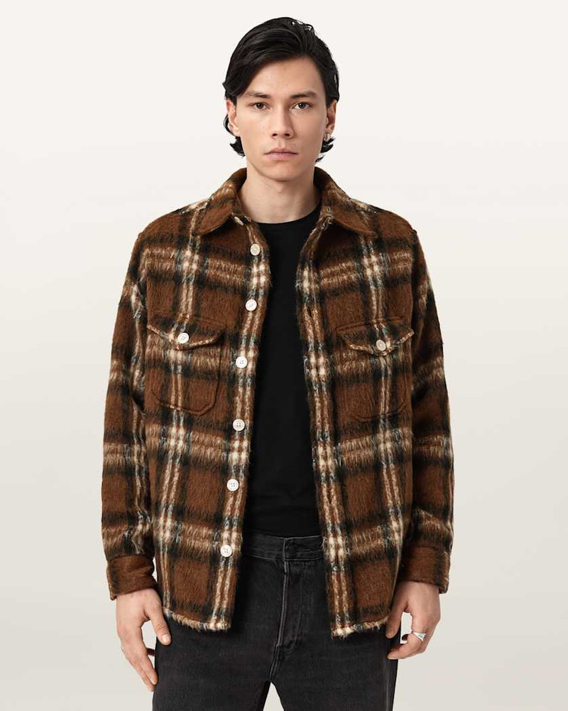 ALLSAINTS ROYODO LONG SLEEVE CHECK SHIRT outlook