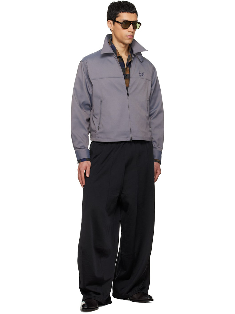 NEEDLES Brown & Navy One-Up Printed Flannel Shirt outlook