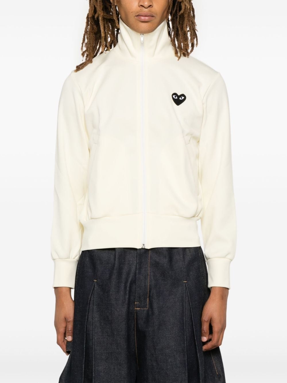signature heart-patch sweatshirt - 4