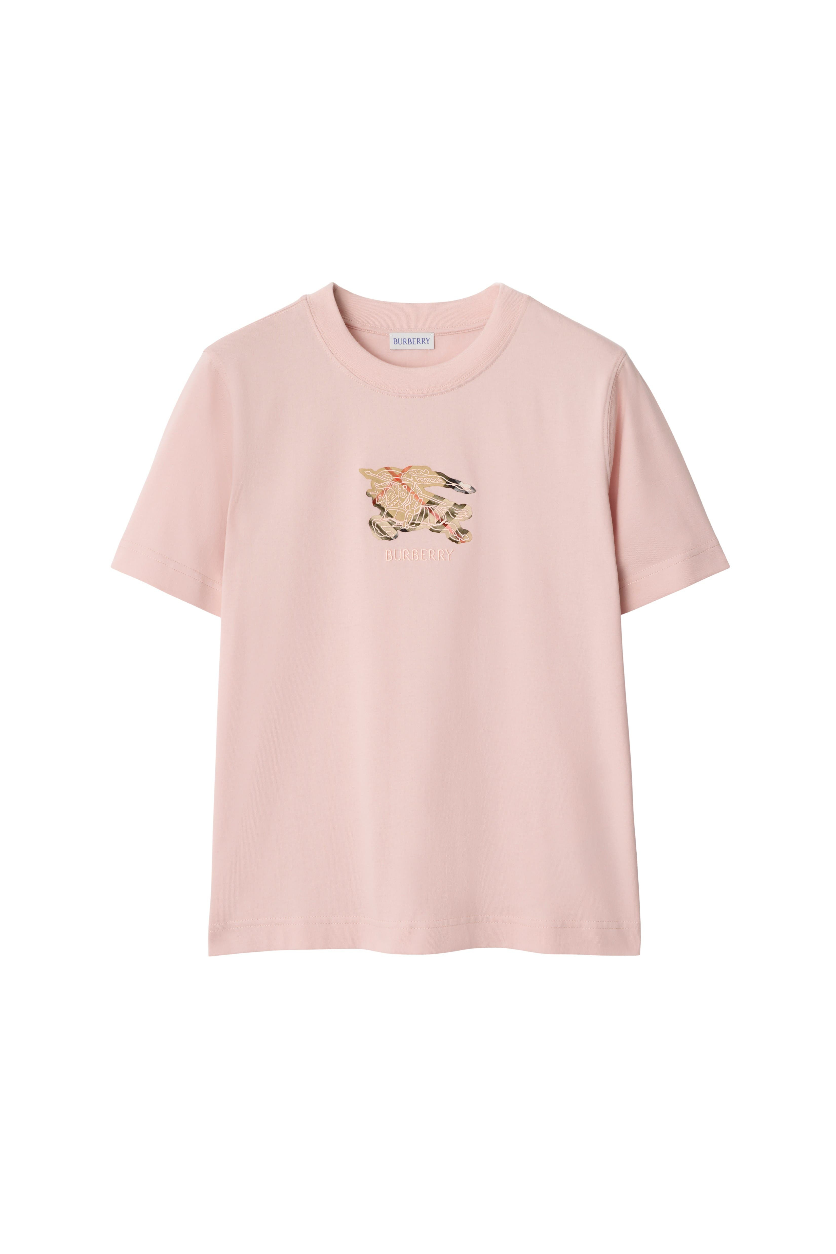 burberry EKD Check Cotton T-shirt in Bouquet Pink at Nordstrom - 2