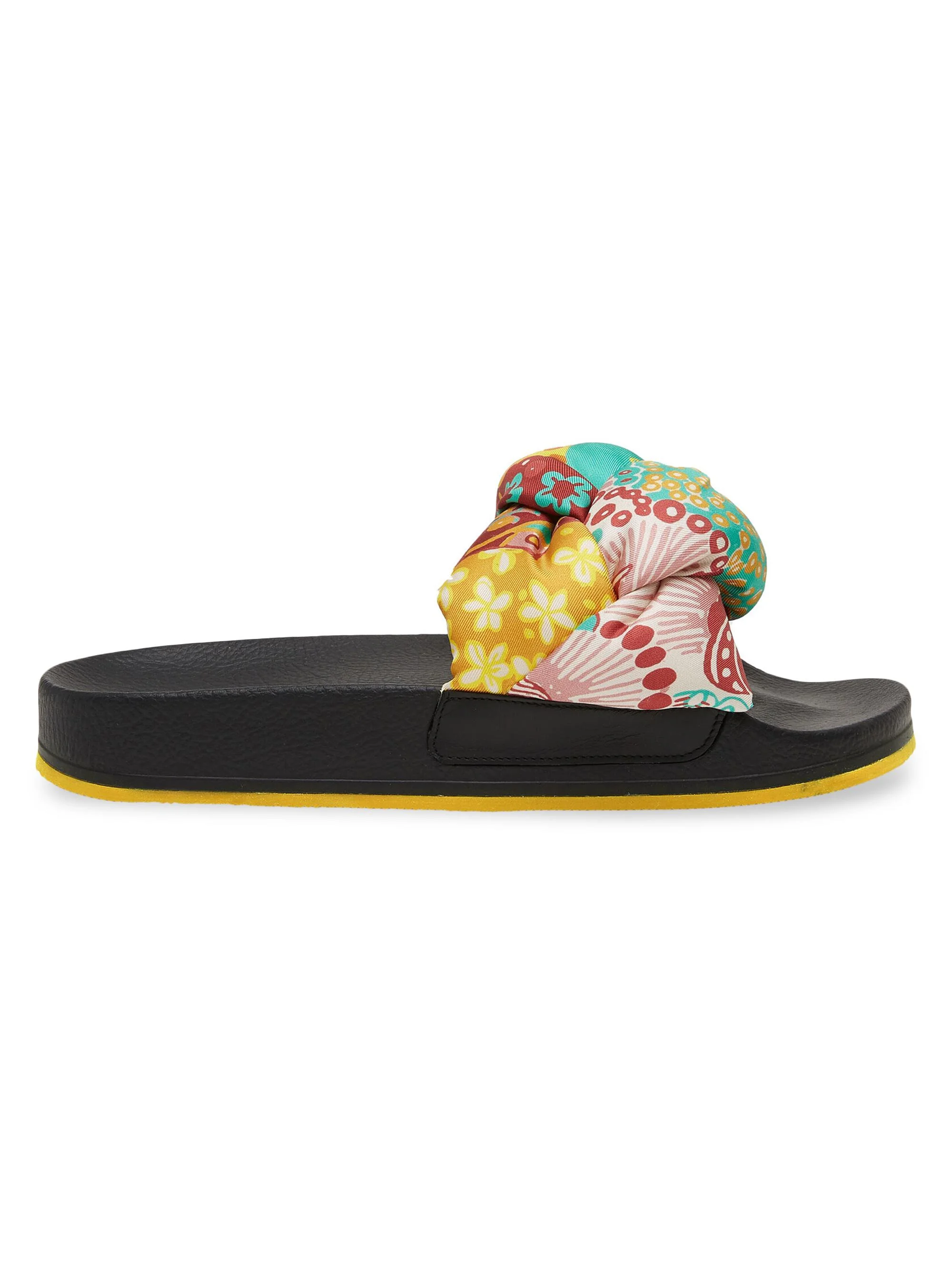 Women's Treccia Slides - Holi Yellow - 1
