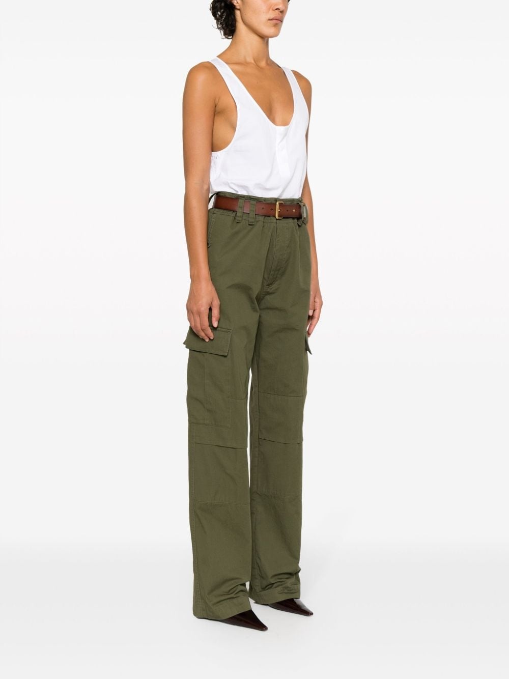 Cassandre cotton cargo trousers - 3