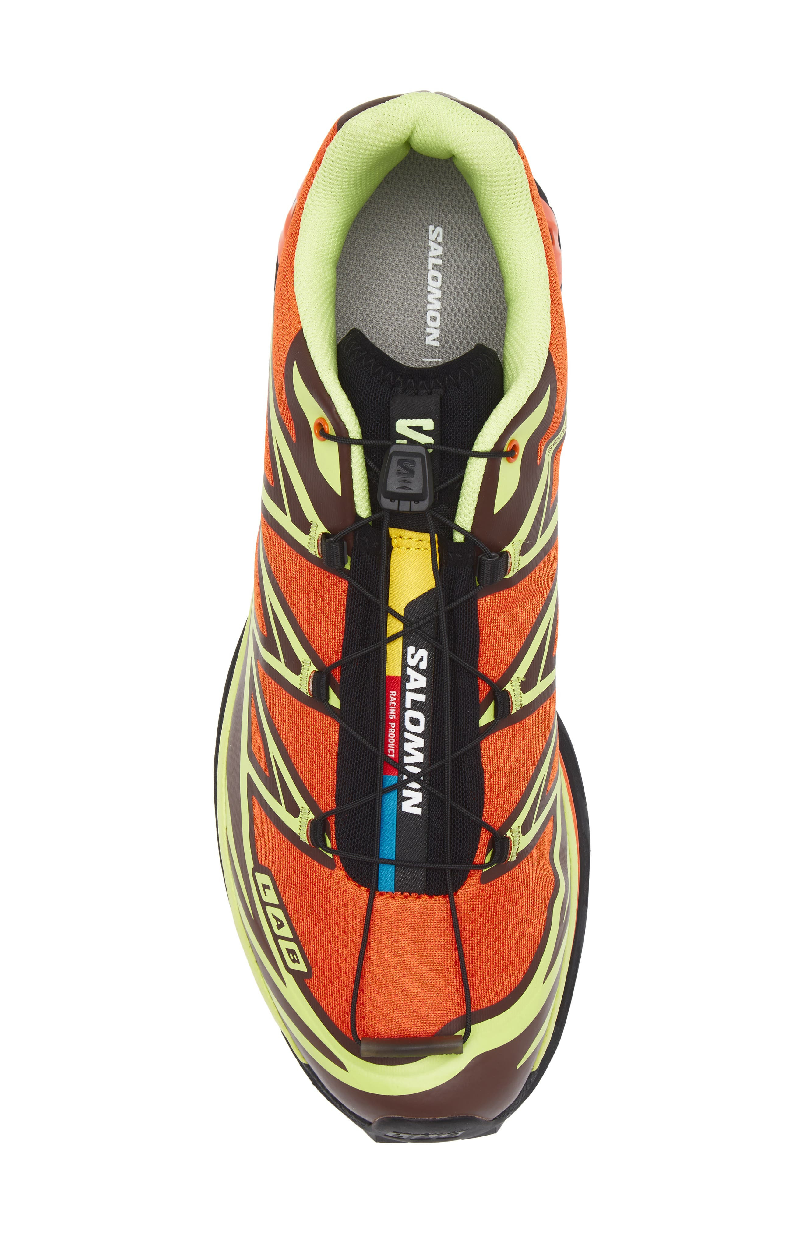 Salomon Gender Inclusive XT-6 Sneaker in Red Orange/Sharp Green/Black at Nordstrom - 5